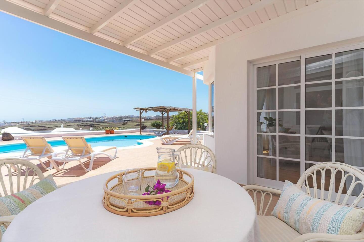 Amazing 3 Bedroom Ocean View With Pool Tías Exterior foto