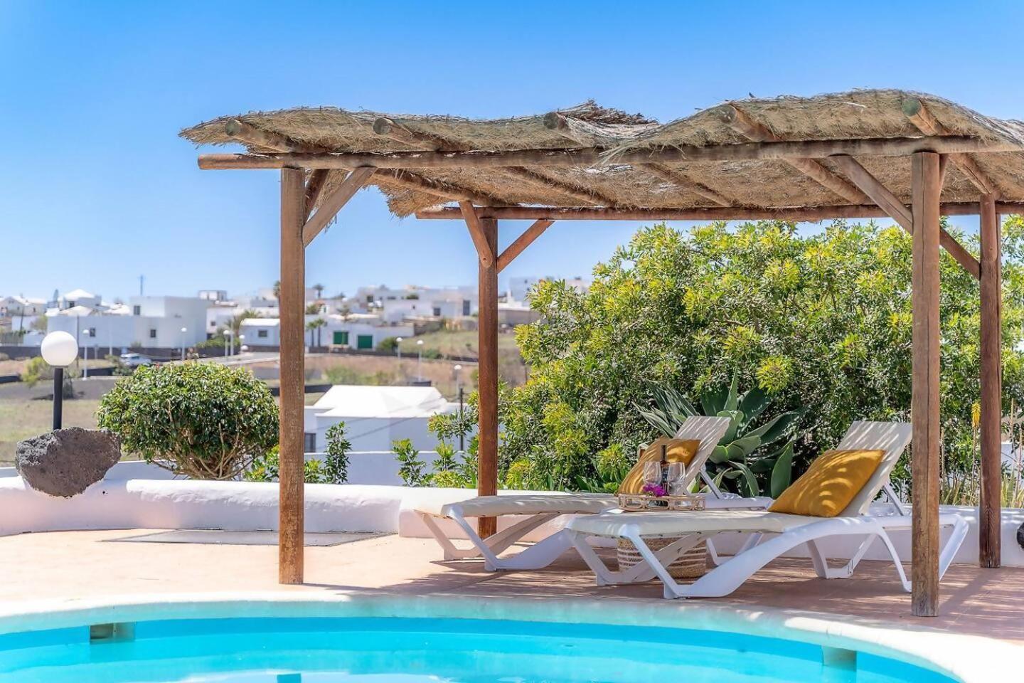 Amazing 3 Bedroom Ocean View With Pool Tías Exterior foto
