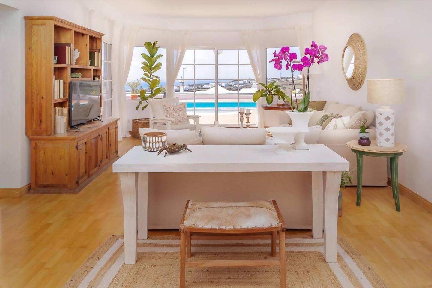 Amazing 3 Bedroom Ocean View With Pool Tías Exterior foto